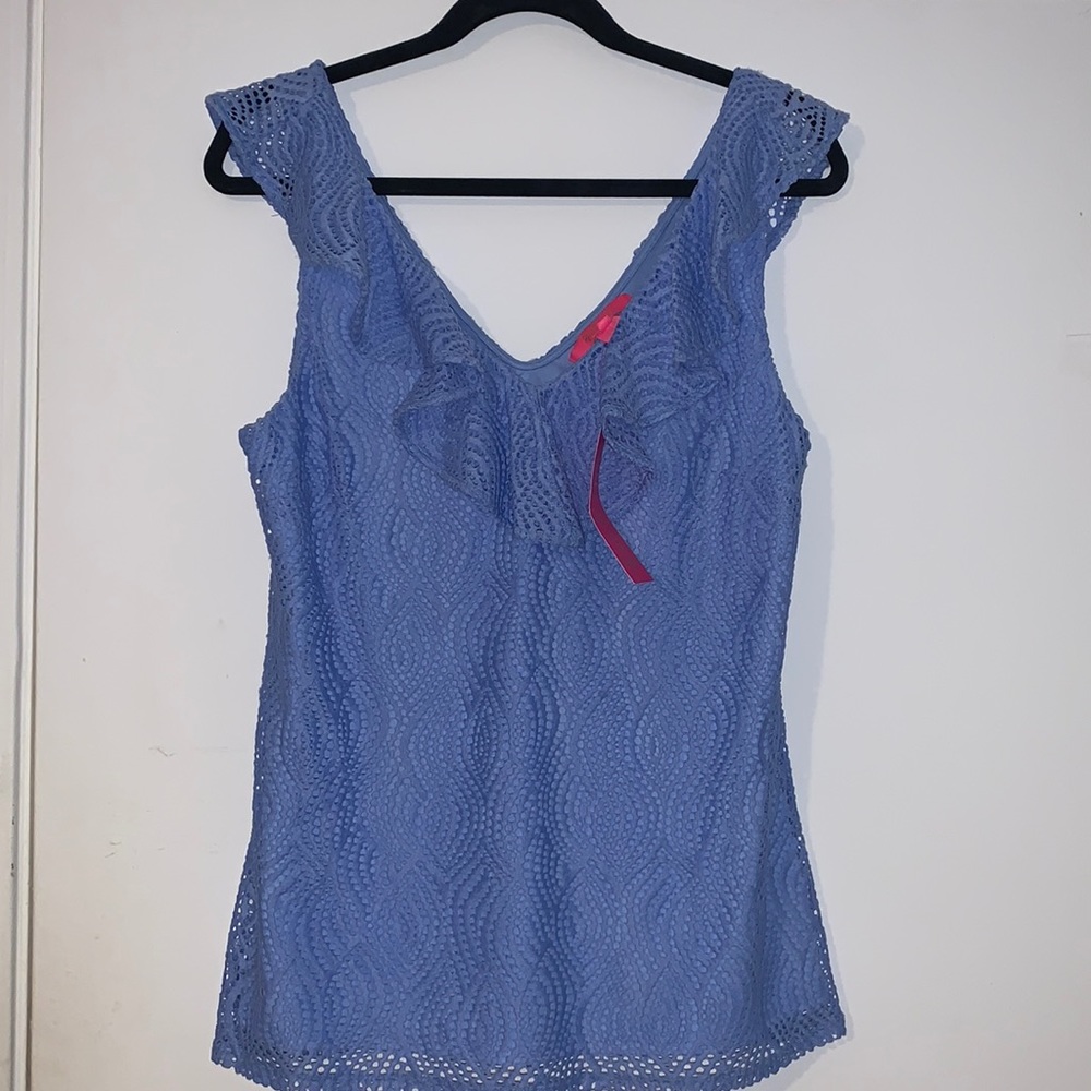 Lilly Pulitzer Blue Alessa Top